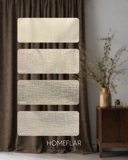 Ege Fon Perde | HASIR DOKUMA HİSSİ | MODERN | DOĞAL