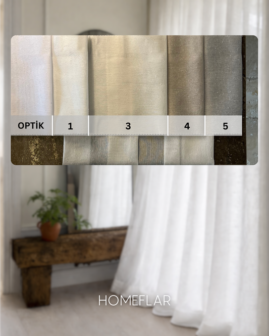 Sedef Armür Tül Perde | TOK DURUŞ | KIRÇILLI TÜL PERDE