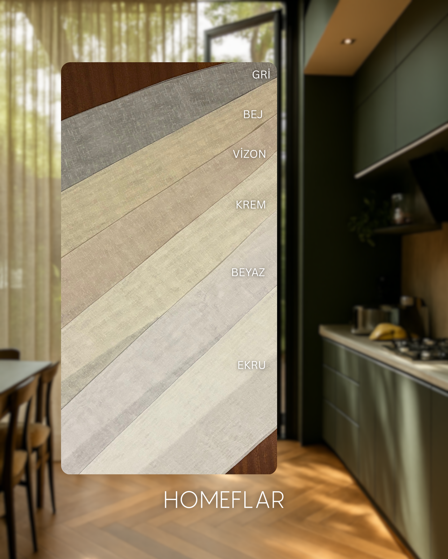 Naive Armür Tül Perde | KETEN | MODERN | DOĞAL