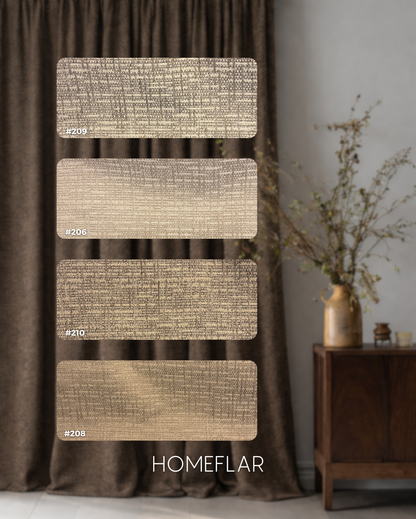 Ege Fon Perde | HASIR DOKUMA HİSSİ | MODERN | DOĞAL