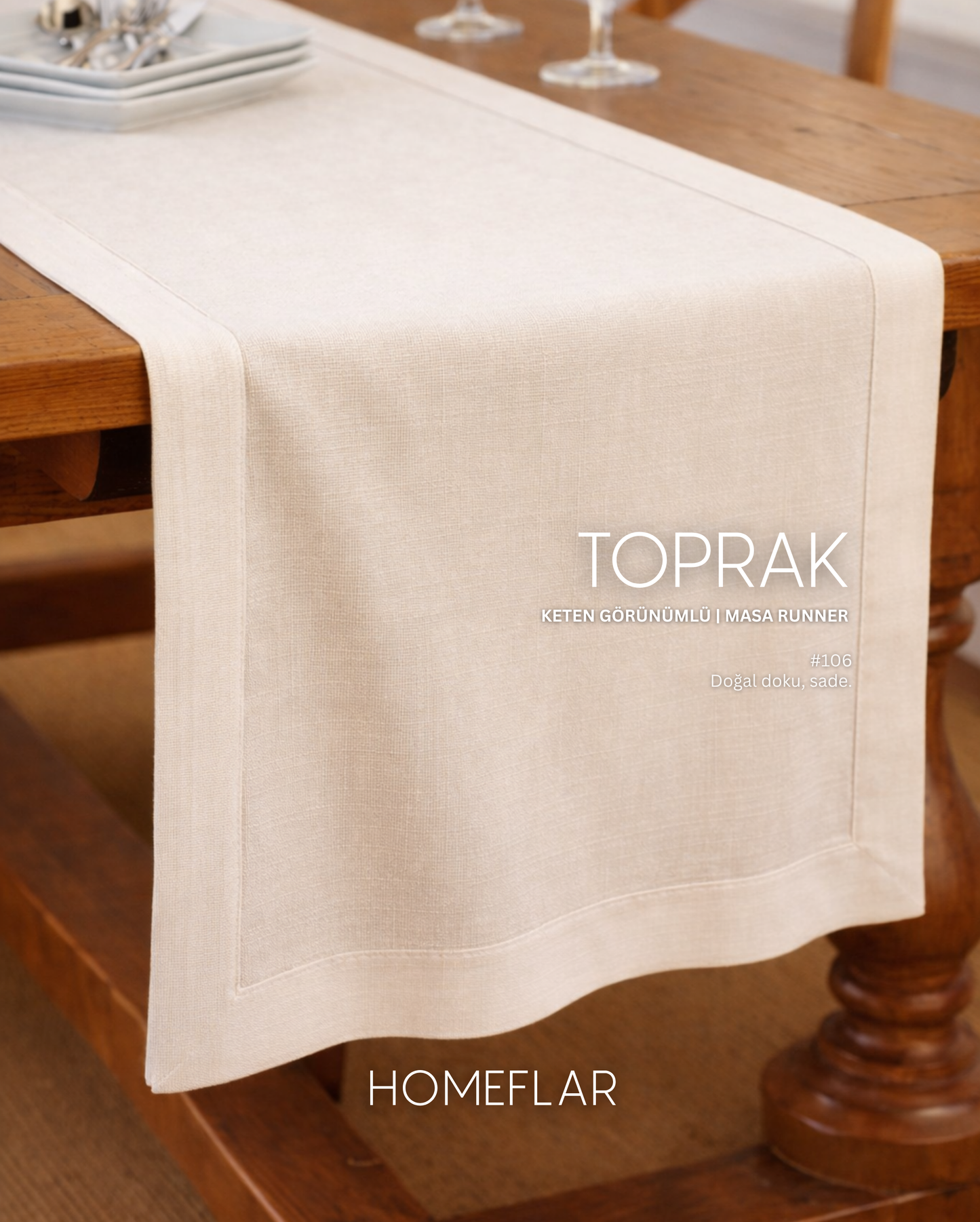 Runner | TOPRAK SERİSİ | Keten Görünümlü