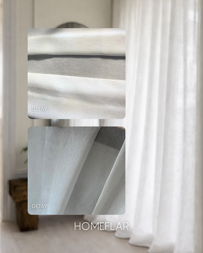 Sedef Armür Tül Perde | TOK DURUŞ | KIRÇILLI TÜL PERDE