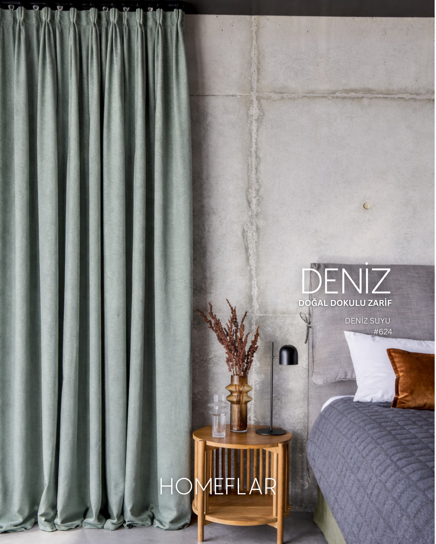 Deniz Fon Perde | DOĞAL DOKULU