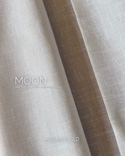 Moon Armür Tül Perde | İNCE YUMUŞAK KETEN TÜL PERDE | MODERN | DOĞAL